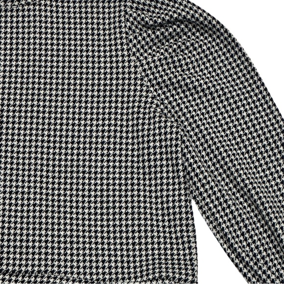 💎4 for $25💎 Girls Zara Houndstooth Puff Sleeve Sweatshirt - Picture 3 of 3